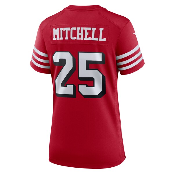 Elijah Mitchell San Francisco 49ers Nike Women's Alternate Team Game Jersey - Scarlet