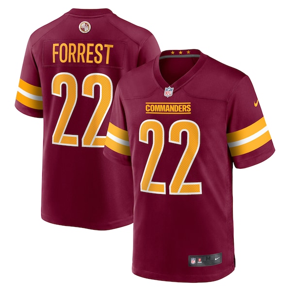 Darrick Forrest Washington Commanders Nike Game Player Jersey - Burgundy