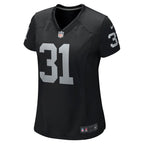 Brandon Facyson Las Vegas Raiders Nike Women's Team Game Jersey -  Black