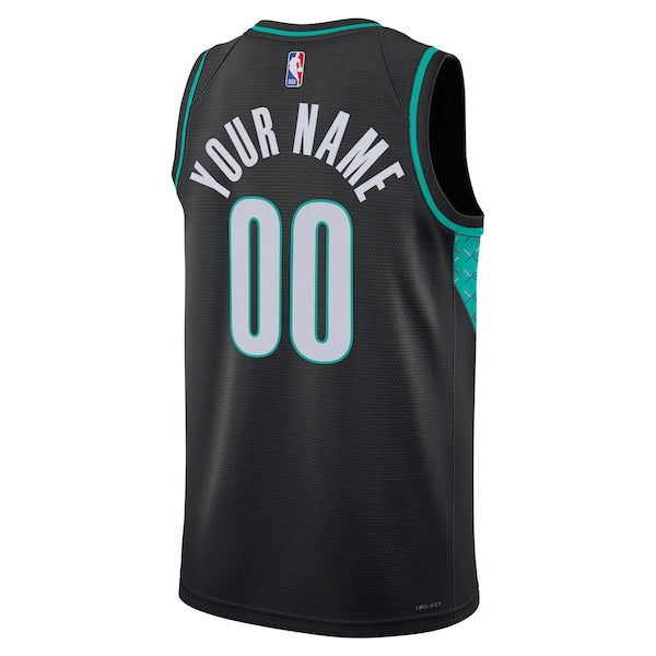 Portland Trail Blazers Nike Unisex 2025/26 City Edition Swingman Custom Jersey - Black