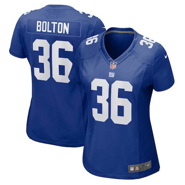 Curtis Bolton New York Giants Nike Women's  Game Jersey -  Royal