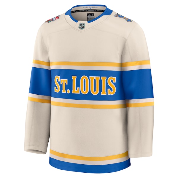 St. Louis Blues  2025 NHL Winter Classic Premium Jersey - Cream