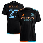 Maximiliano Moralez New York City FC adidas 2024 24/7 Kit Replica Player Jersey - Black