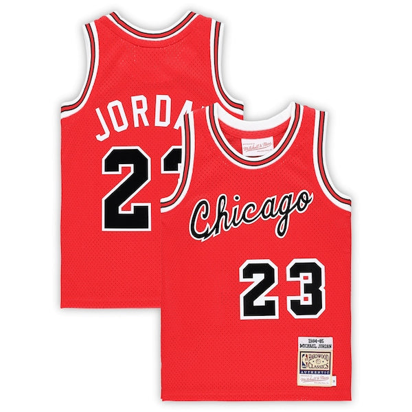 Michael Jordan Chicago Bulls Preschool Hardwood Classics 1984/85 Authentic Swingman Jersey - Red