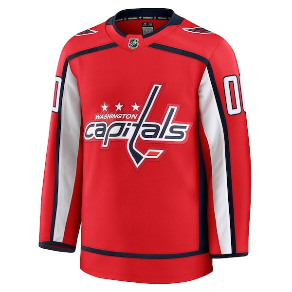 Washington Capitals  Home Premium Custom Jersey - Red/White/Black