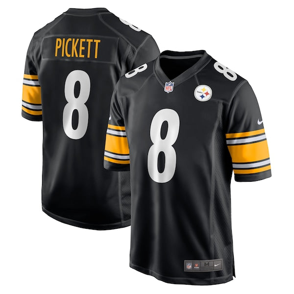 Kenny Pickett Pittsburgh Steelers Nike Youth Game Jersey - Black/White