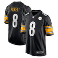 Kenny Pickett Pittsburgh Steelers Nike Youth Game Jersey - Black/White