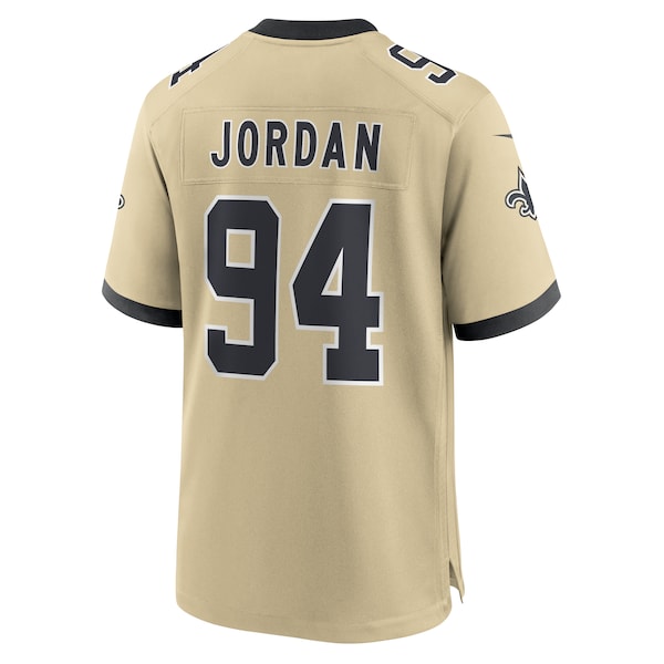 Cameron Jordan New Orleans Saints Nike Gameday Golds Alternate Game Player Jersey - Gold/Black