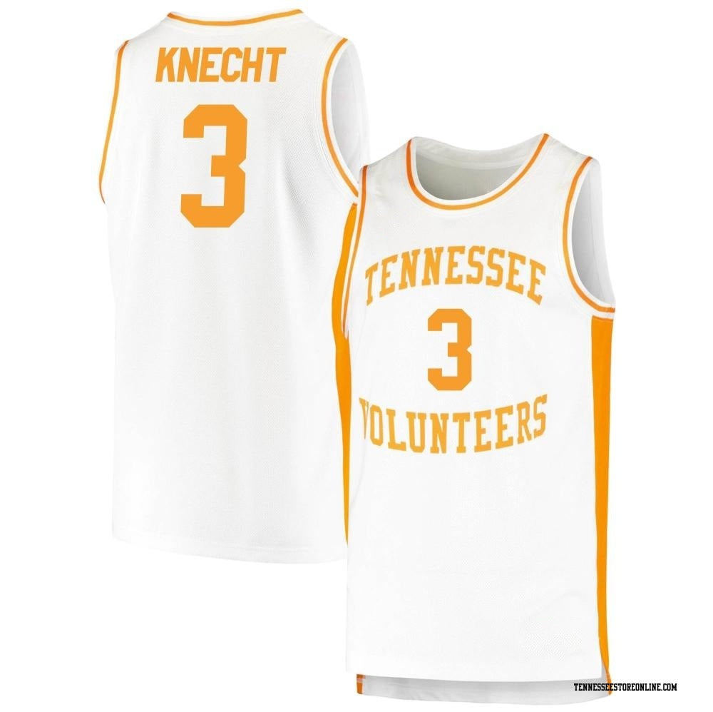 Men’s #3 Dalton Knecht Tennessee Volunteers College Basketball Jersey - Tennessee Orange
