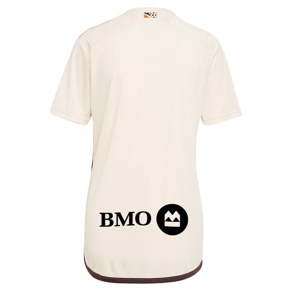 LAFC adidas Women's 2024 Archive Replica Jersey - Tan