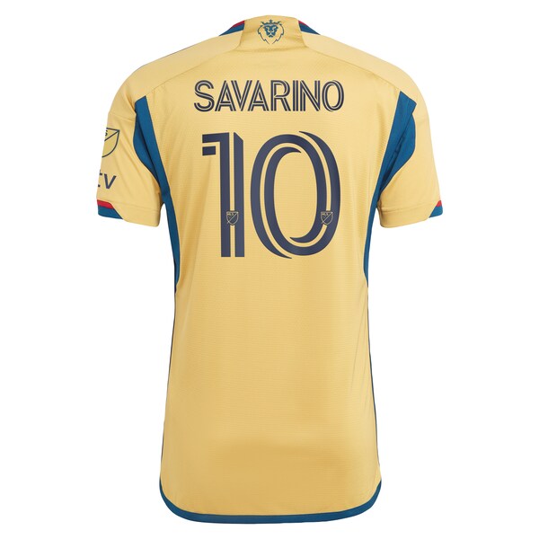 Jefferson Savarino Real Salt Lake adidas 2024 The Beehive State Kit Authentic Player Jersey - Gold