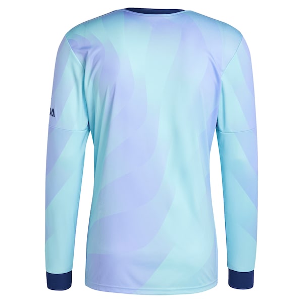 Arsenal adidas Originals 2024/25 Third Replica Long Sleeve Jersey - Aqua