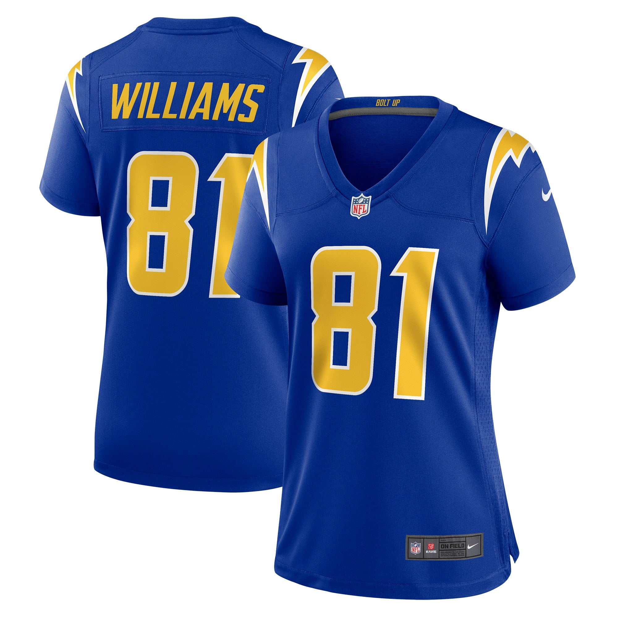 Mike Williams Los Angeles Chargers Nike Women's Game Jersey - Powder Blue/Navy/Royal
