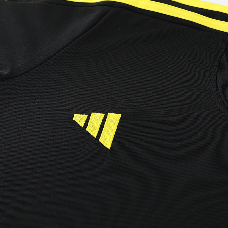 Adidas Short Sleeve Training Jersey Set - AD02- Black/Yellow