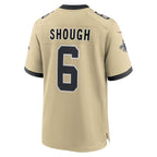 Tyler Shough New Orleans Saints Nike Alternate Game Player Jersey - Gold/Black