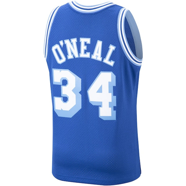 Shaquille O'Neal Los Angeles Lakers  Hardwood Classics Swingman Jersey - Royal/Purple/Gold
