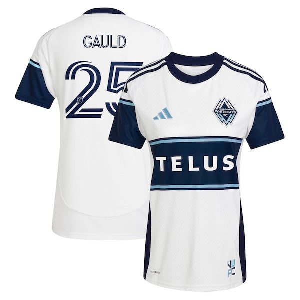 Ryan Gauld Vancouver Whitecaps FC adidas Women's 2025 The Peak Replica Player Jersey - White