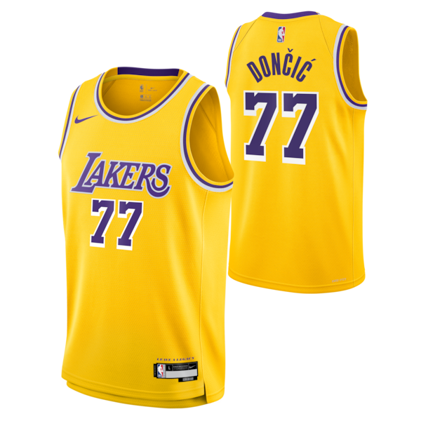 Luka Dončić Los Angeles Lakers Nike Unisex Swingman Jersey - Icon Edition - Gold