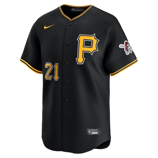Roberto Clemente Pittsburgh Pirates Nike Alternate Limited Jersey – Black