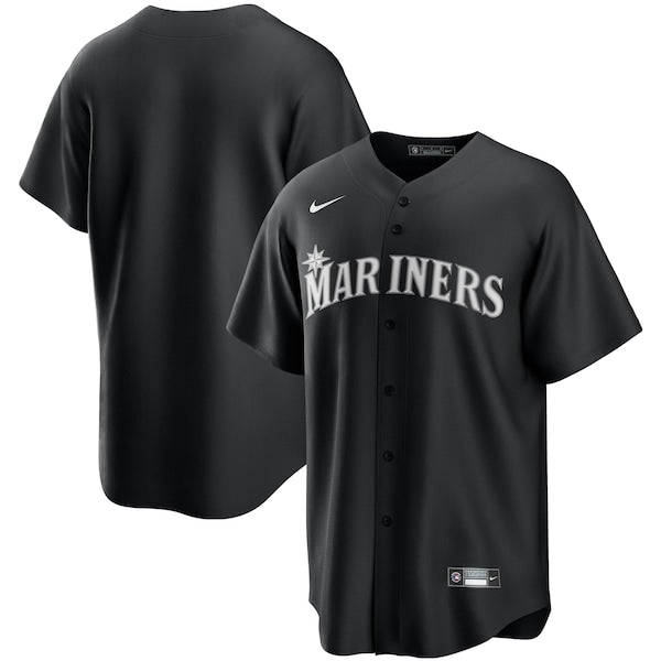 Seattle Mariners Nike Official Replica Jersey - Black/White