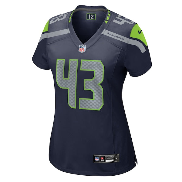 Levi Bell Seattle Seahawks Nike Women's Team Game Jersey - College Navy