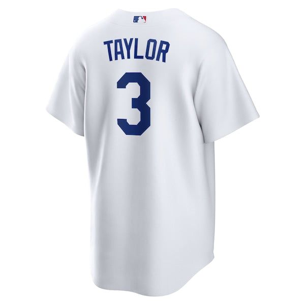 Chris Taylor Los Angeles Dodgers Nike Replica Player Jersey - White