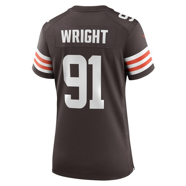 Alex Wright Cleveland Browns Nike Women's Team Game Jersey -  Brown