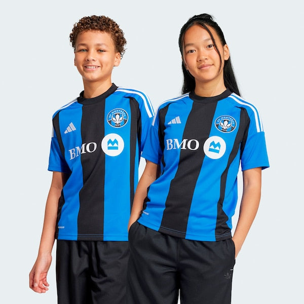CF Montreal adidas Youth 2025 Montréal Original Replica Jersey - Blue