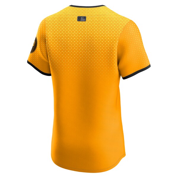 Pittsburgh Pirates Nike City Connect Elite Jersey - Gold