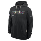 Los Angeles Chargers Nike 2025 NFL Crucial Catch Sideline Standard Issue Dri-FIT Hoodie - Black