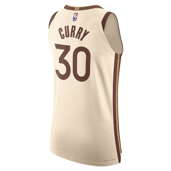 Stephen Curry Golden State Warriors Nike Unisex 2025/26 Authentic Jersey - Tan - City Edition