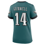 Kenneth Gainwell Philadelphia Eagles Nike Women's Team Game Jersey - Midnight Green
