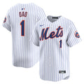 New York Mets Nike #1 Dad Home Limited Jersey - White