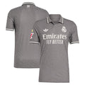 Los Merengues adidas Originals 2024/25 Third Authentic Jersey - Charcoal