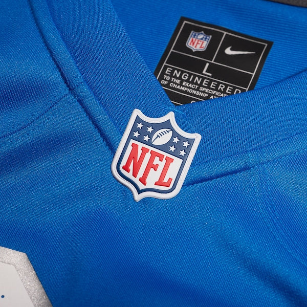 Kenny Yeboah Detroit Lions Nike Team Game Jersey -  Blue