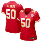 Brandon George Kansas City Chiefs Nike Women's Team Game Jersey -  Red