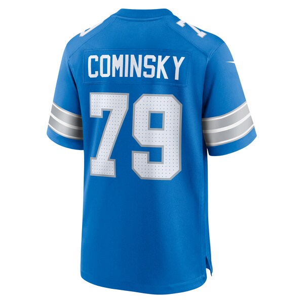 John Cominsky Detroit Lions Nike Team Game Jersey -  Blue