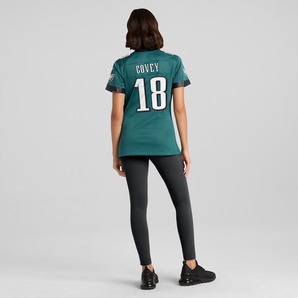 Britain Covey Philadelphia Eagles Nike Women's Team Game Jersey - Midnight Green