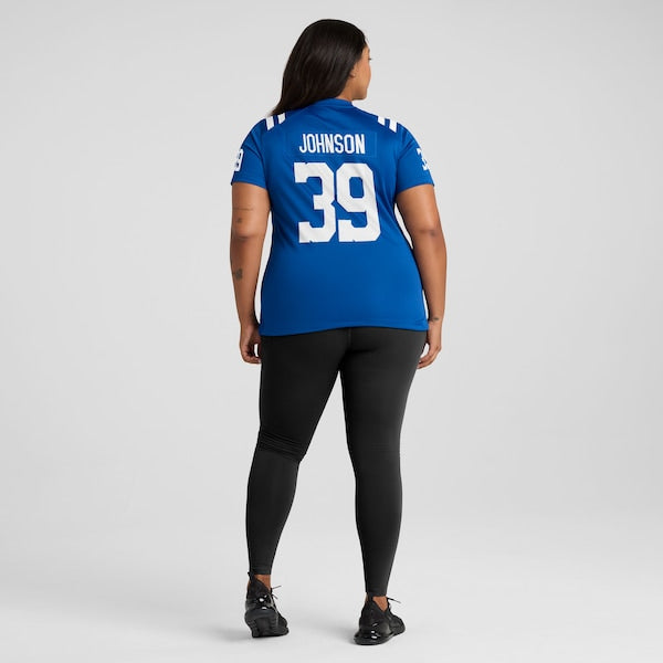 Alex Johnson Indianapolis Colts Nike Women's Team Game Jersey -  Royal