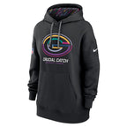 Green Bay Packers Nike Women's 2024 NFL Crucial Catch Club Pullover Hoodie - Black