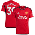 Scott McTominay Manchester United adidas 2023/24 Home Replica Player Jersey - Red/Green