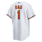 Baltimore Orioles Nike #1 Dad Home Replica Jersey - White