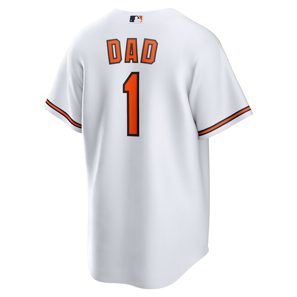 Baltimore Orioles Nike #1 Dad Home Replica Jersey - White