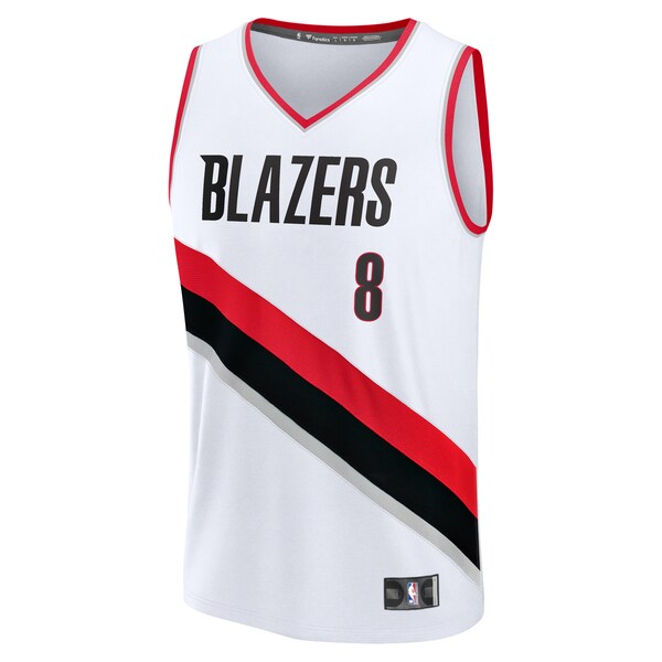 Deni Avdija Portland Trail Blazers  Fast Break Replica Player Jersey - Association Edition - White