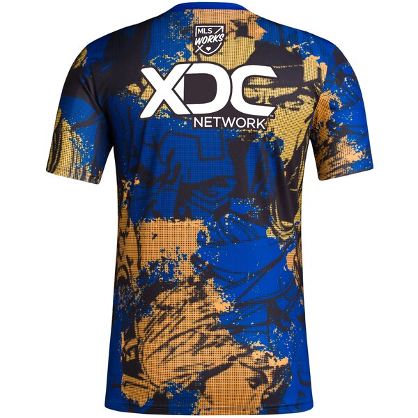 D.C. United adidas 2024 MLS Works Kick Childhood Cancer x Marvel Pre-Match Top - Royal