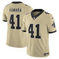 Alvin Kamara New Orleans Saints Nike Gameday Golds Alternate Vapor F.U.S.E. Limited Jersey - Gold/Black/White