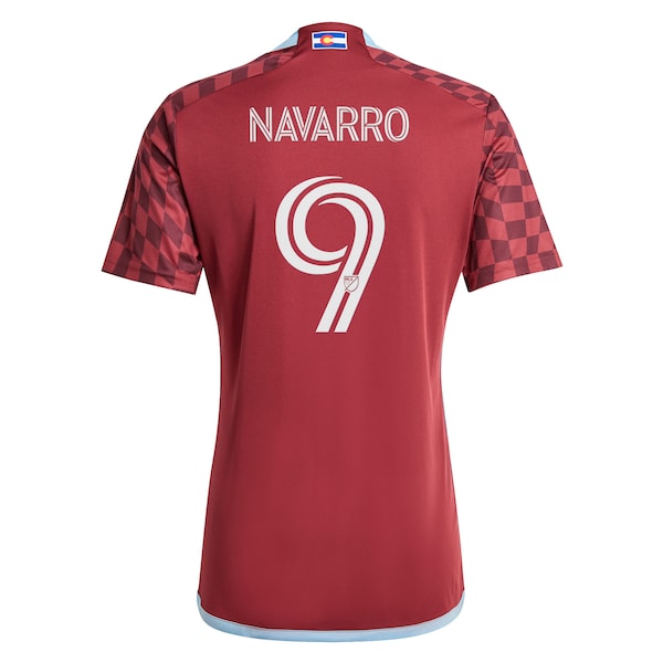 Rafael Navarro Colorado Rapids adidas 2024 One Flag Kit Replica Player Jersey - Burgundy