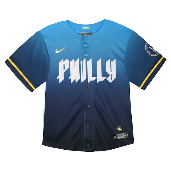 Bryce Harper Philadelphia Phillies Nike Toddler 2024 City Connect Limited Player Jersey - Blue