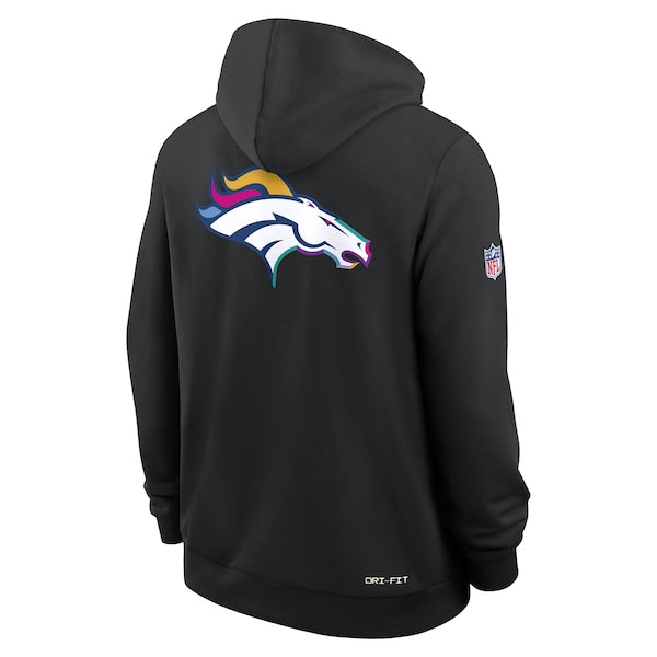 Denver Broncos Nike 2025 NFL Crucial Catch Sideline Standard Issue Dri-FIT Hoodie - Black