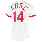 Pete Rose Cincinnati Reds Cooperstown Collection Authentic Jersey - White